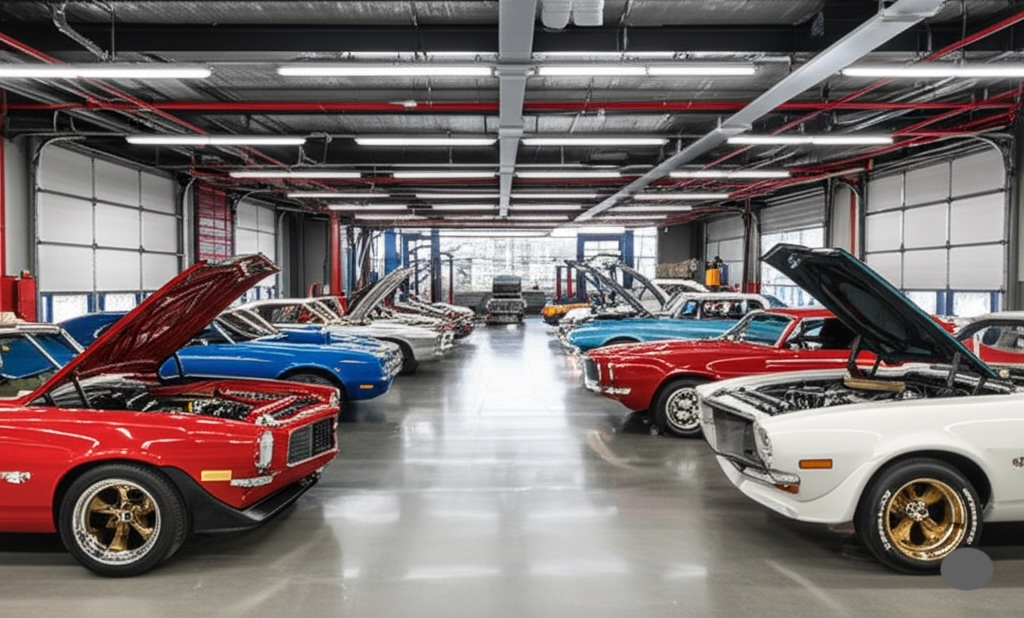 Auto parts showroom